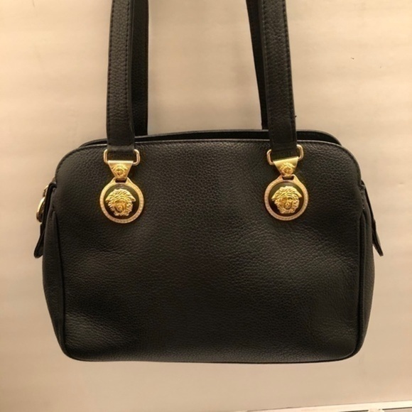 Gianni Versace Medusa medallion vintage black bag - Picture 2 of 13